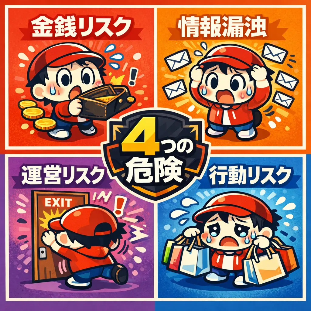 ポイ活に潜む4つの危険性 - ポイ活 危険