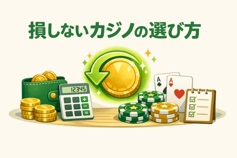 オンラインカジノおすすめの賢い選び方 お金で損しない比較ガイド