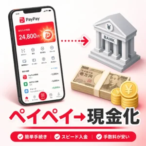 ペイペイから現金に戻す方法と手数料を徹底解説